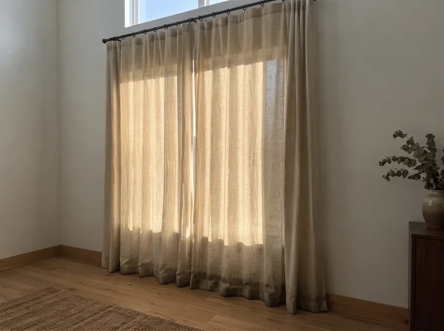 Cortinas · in situ antes de la limpieza