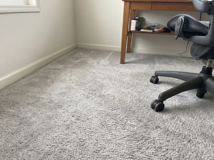 Moqueta 12 m² después de la higienización